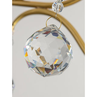 Ulliria Lustre Laiton Cristal Luxe Postmoderne Salon