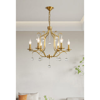 Ulliria Lustre Laiton Cristal Luxe Postmoderne Salon