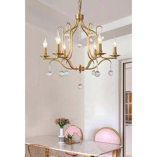 Ulliria Lustre Laiton Cristal Luxe Postmoderne Salon