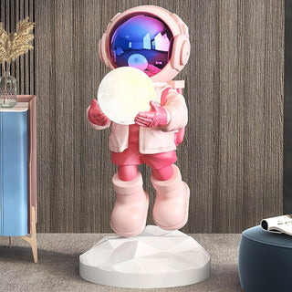 Celeiella Lampadaire Résine Moderne Astronaute