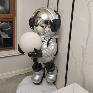 Celeiella Lampadaire Résine Moderne Astronaute