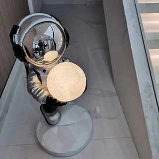 Celeiella Lampadaire Résine Moderne Astronaute