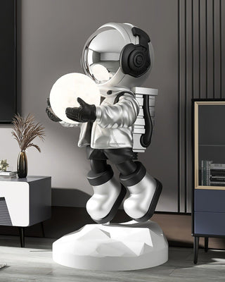 Celeiella Lampadaire Résine Moderne Astronaute