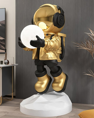 Celeiella Lampadaire Résine Moderne Astronaute
