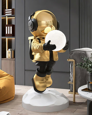 Celeiella Lampadaire Résine Moderne Astronaute