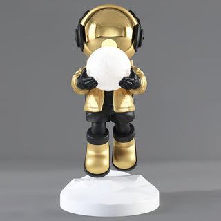 Celeiella Lampadaire Résine Moderne Astronaute