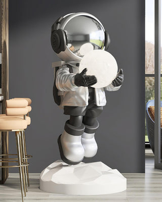 Celeiella Lampadaire Résine Moderne Astronaute