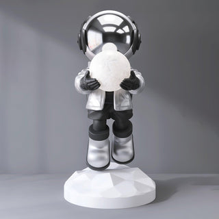 Celeiella Lampadaire Résine Moderne Astronaute
