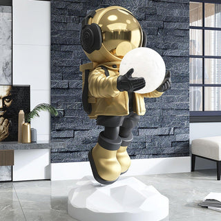 Celeiella Lampadaire Résine Moderne Astronaute