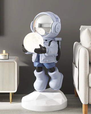 Celeiella Lampadaire Résine Moderne Astronaute