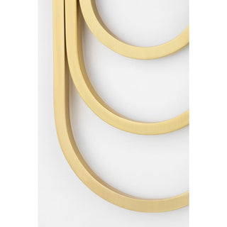 Evelaris Applique Murale Laiton Tissu Moderne Salon