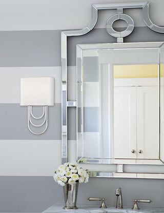 Evelaris Applique Murale Laiton Tissu Moderne Salon