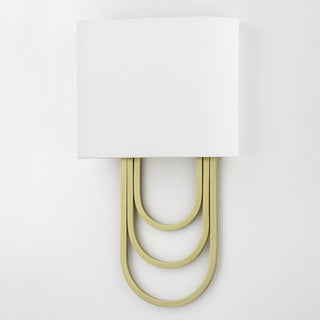Evelaris Applique Murale Laiton Tissu Moderne Salon