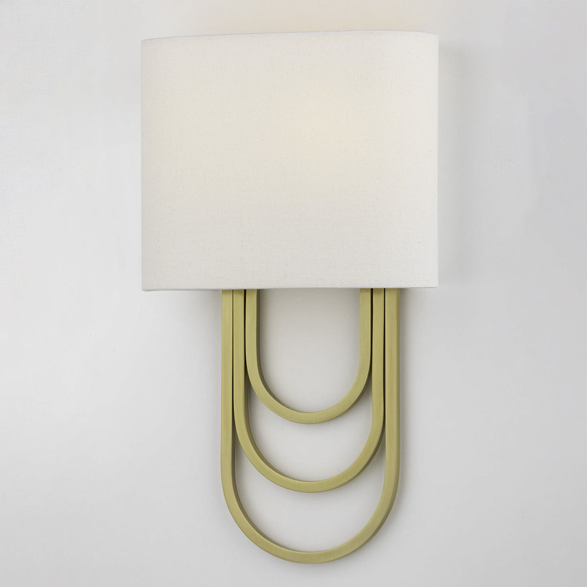 Evelaris Applique Murale Laiton Tissu Moderne Salon