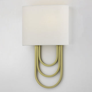 Evelaris Applique Murale Laiton Tissu Moderne Salon