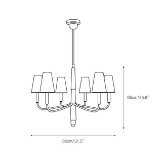 Lyshae Lustre Laiton Tissu Industriel Vintage Salon