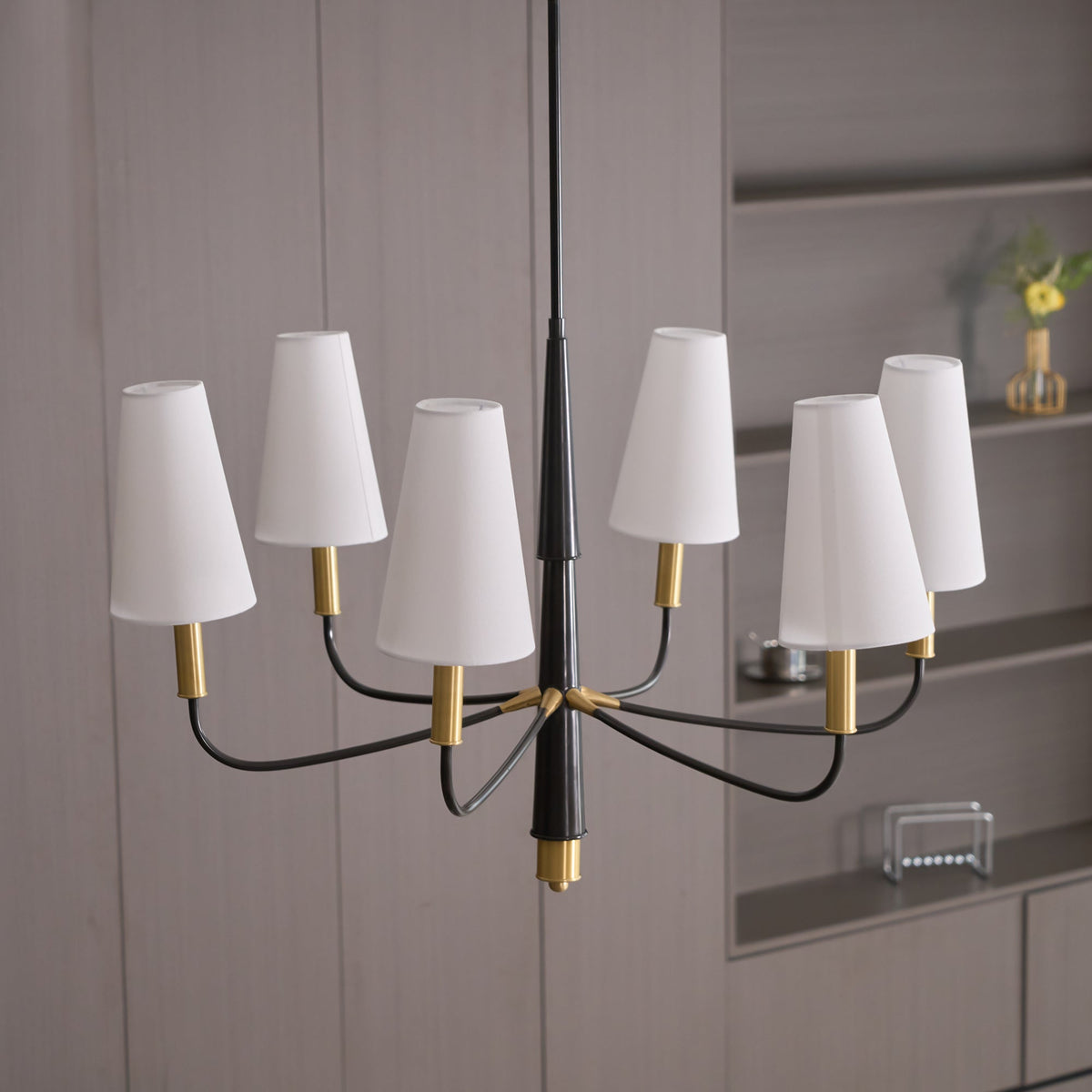 Lyshae Lustre Laiton Tissu Industriel Vintage Salon