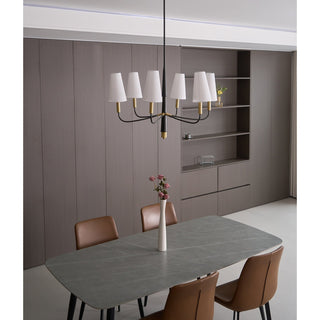Lyshae Lustre Laiton Tissu Industriel Vintage Salon