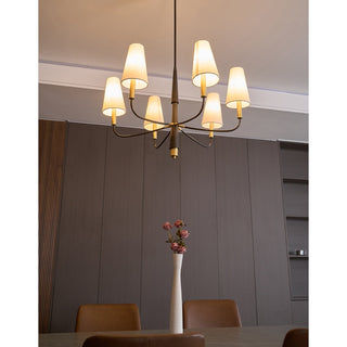 Lyshae Lustre Laiton Tissu Industriel Vintage Salon
