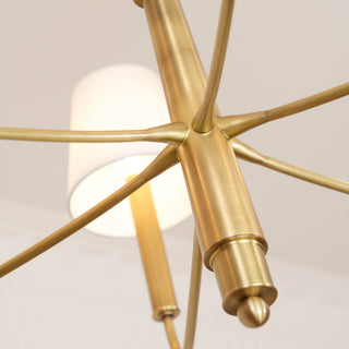 Lyshae Lustre Laiton Tissu Industriel Vintage Salon