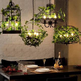 Arisha Suspension Luminaire LED Industrielle Métal Salon