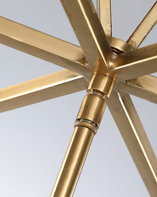 Lustra Lustre Cadre Lanternes Doré