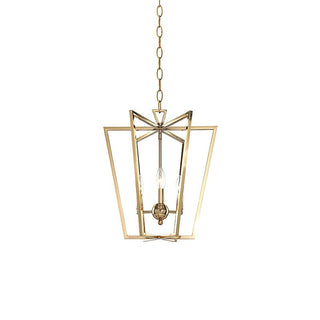 Lustra Lustre Cadre Lanternes Doré