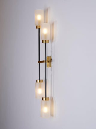 Lustra Applique Murale En Verre Cylindrique Linéaire