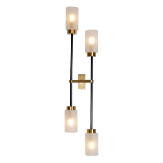 Lustra Applique Murale En Verre Cylindrique Linéaire