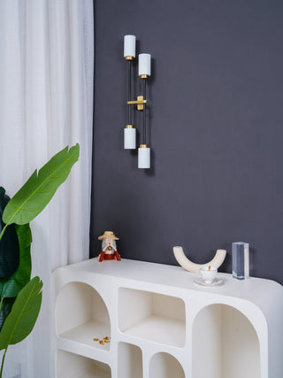 Lustra Applique Murale En Verre Cylindrique Linéaire