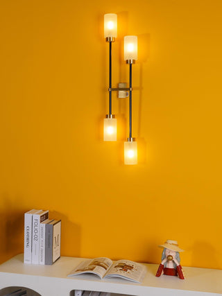 Lustra Applique Murale En Verre Cylindrique Linéaire