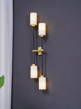 Lustra Applique Murale En Verre Cylindrique Linéaire