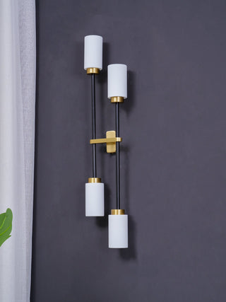 Lustra Applique Murale En Verre Cylindrique Linéaire
