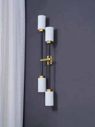 Lustra Applique Murale En Verre Cylindrique Linéaire