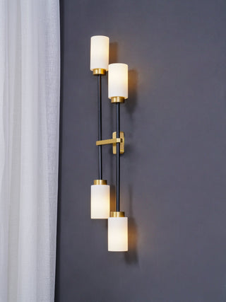 Lustra Applique Murale En Verre Cylindrique Linéaire