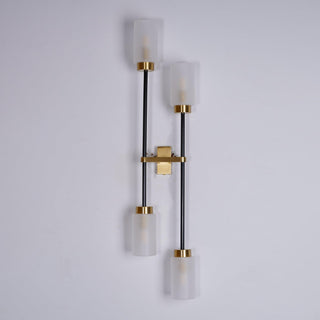 Lustra Applique Murale En Verre Cylindrique Linéaire
