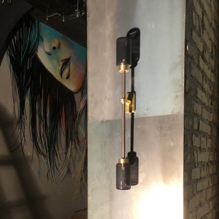 Lustra Applique Murale En Verre Cylindrique Linéaire