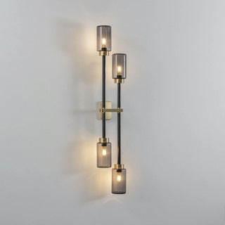 Lustra Applique Murale En Verre Cylindrique Linéaire
