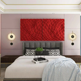 Kristy Moderne Métal Albâtre Applique Murale Intérieur Chambre à coucher