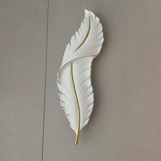 Cumare Applique Murale en Résine Plume Créativité Individuelle