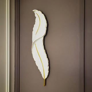 Cumare Applique Murale en Résine Plume Créativité Individuelle