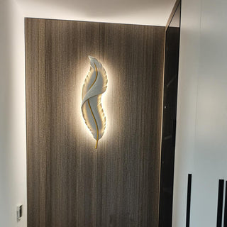 Cumare Applique Murale en Résine Plume Créativité Individuelle
