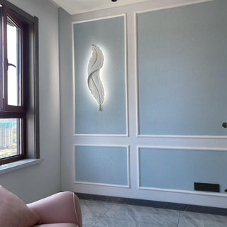 Cumare Applique Murale en Résine Plume Créativité Individuelle