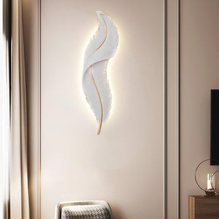 Cumare Applique Murale en Résine Plume Créativité Individuelle