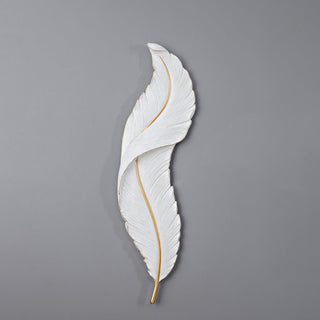 Cumare Applique Murale en Résine Plume Créativité Individuelle