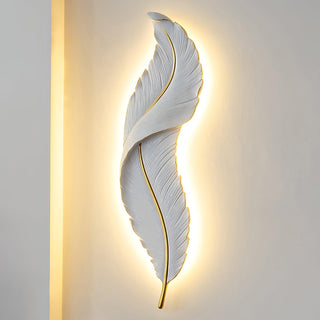 Cumare Applique Murale en Résine Plume Créativité Individuelle