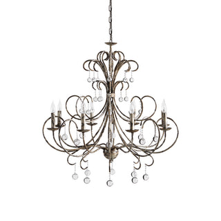 Ermira Lustre Cristal Verre Luxe Postmoderne Salon