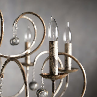 Ermira Lustre Cristal Verre Luxe Postmoderne Salon