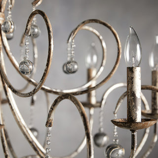 Ermira Lustre Cristal Verre Luxe Postmoderne Salon