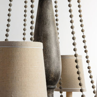 Arshaor Lustre Bois Métal Luxe Postmoderne Salon